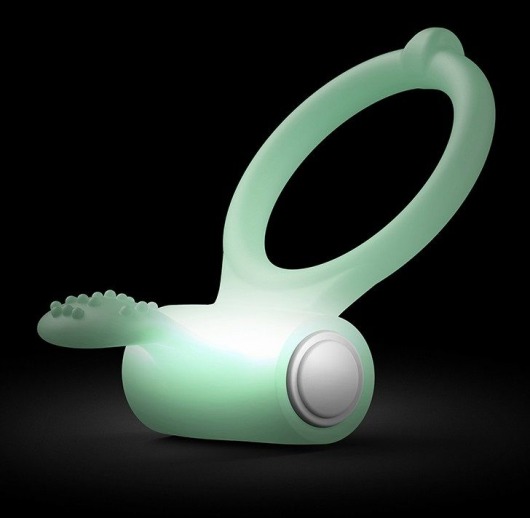 Светящееся в темноте эрекционное виброкольцо Power Clit - Dorcel - в Абакане купить с доставкой