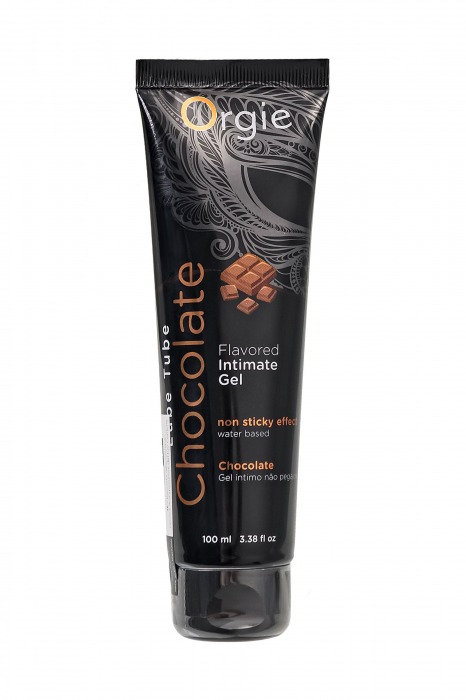 Интимный гель на водной основе Lube Tube Chocolate с шоколадным вкусом - 100 мл. - ORGIE - купить с доставкой в Абакане