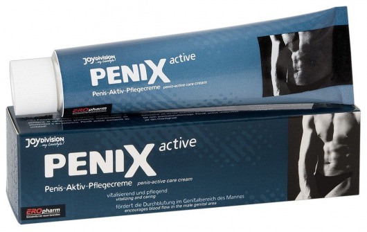 Возбуждающий крем для мужчин PeniX active - 75 мл. - Joy Division - купить с доставкой в Абакане