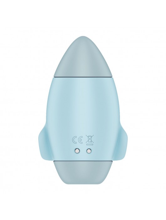 Голубой вакуумный стимулятор клитора Mission Control - Satisfyer