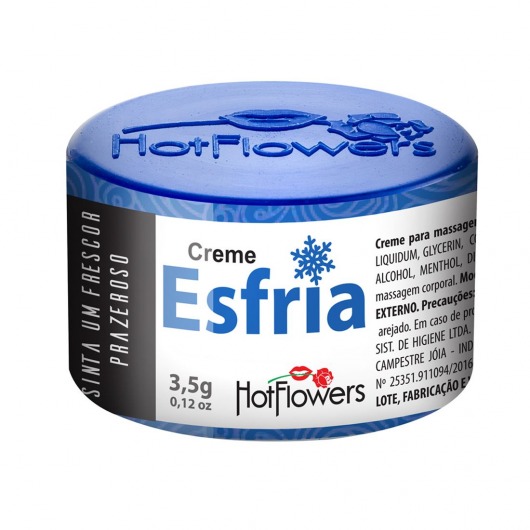 Возбуждающий крем Esfria с охлаждающим эффектом - 3,5 гр. - HotFlowers - купить с доставкой в Абакане