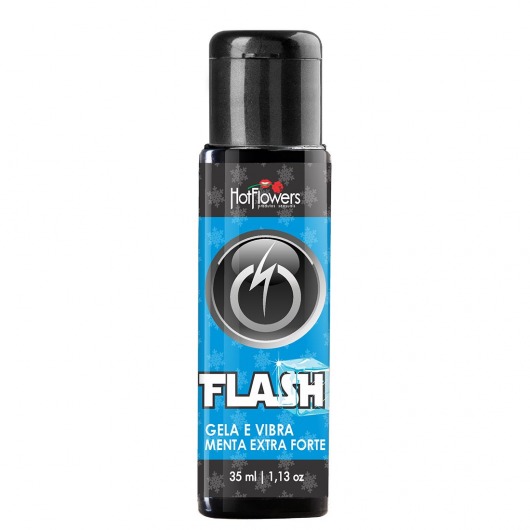 Стимулирующий гель Flash Menta Extra Forte с ароматом мяты и эффектом вибрации - 35 мл. - HotFlowers - купить с доставкой в Абакане