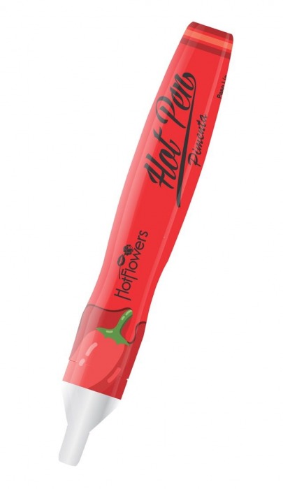 Ручка для рисования на теле Hot Pen со вкусом острого перца - HotFlowers - купить с доставкой в Абакане