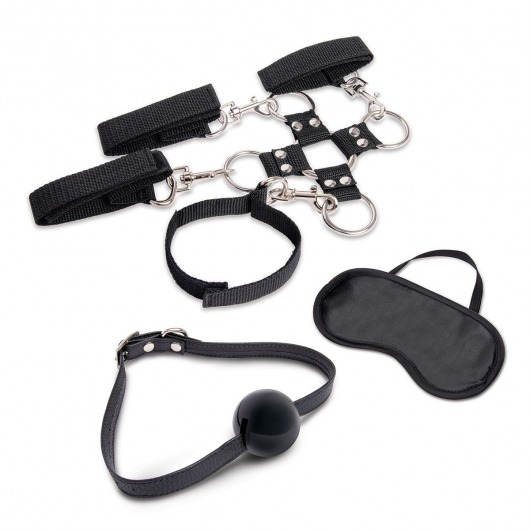 Набор для фиксации из 7 предметов Hogtie   Ball Gag Kit - Lux Fetish - купить с доставкой в Абакане