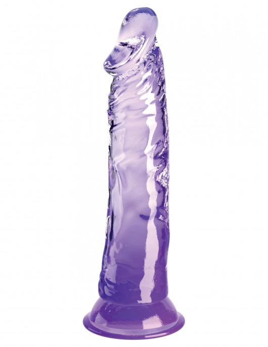Фиолетовый фаллоимитатор на присоске 8’’ Cock - 21,8 см. - Pipedream
