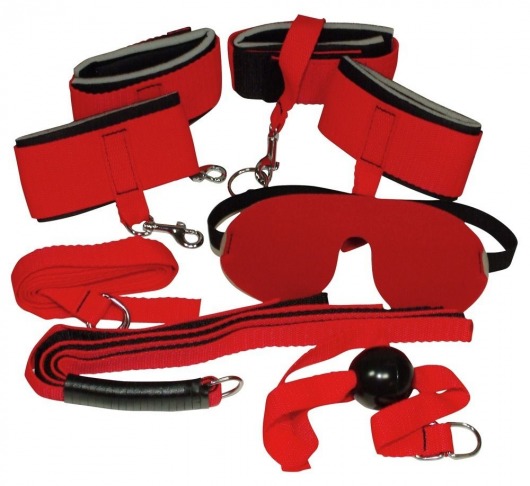 Ярко-красный набор для страстных игр - Orion - купить с доставкой в Абакане