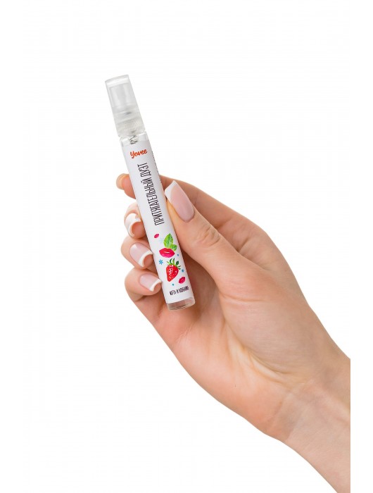 Охлаждающе-возбуждающий оральный спрей «Притягательный дуэт» со вкусом мяты и клубнки - 10 мл. - ToyFa - купить с доставкой в Абакане