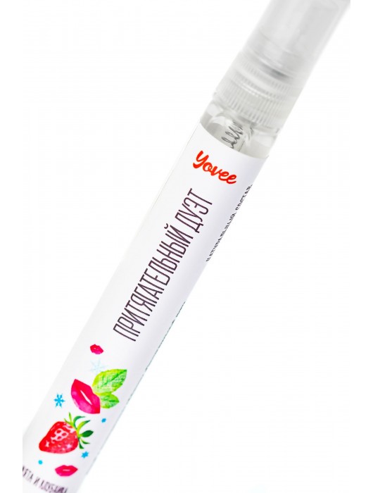 Охлаждающе-возбуждающий оральный спрей «Притягательный дуэт» со вкусом мяты и клубнки - 10 мл. - ToyFa - купить с доставкой в Абакане