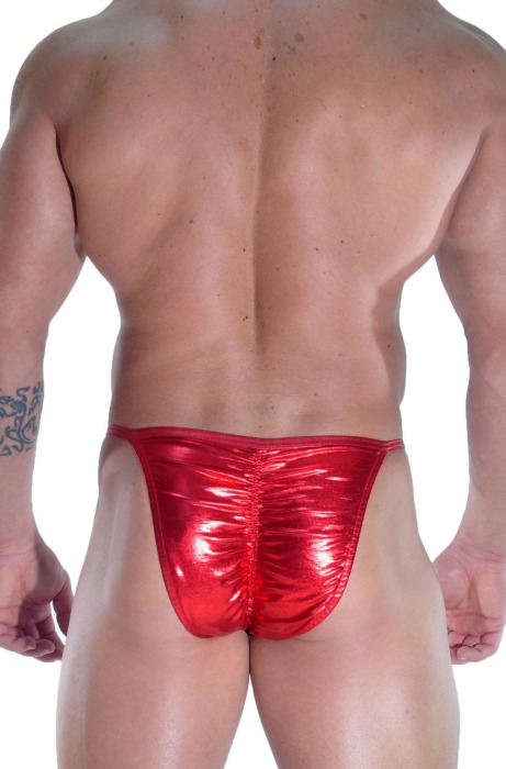 Красные блестящие трусы-слипы - Don Moris купить с доставкой