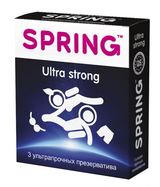 Ультрапрочные презервативы SPRING ULTRA STRONG - 3 шт. - SPRING - купить с доставкой в Абакане