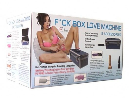 Секс-машина Fuck Box с дополнительными аксессуарами - MyWorld - DIVA - купить с доставкой в Абакане