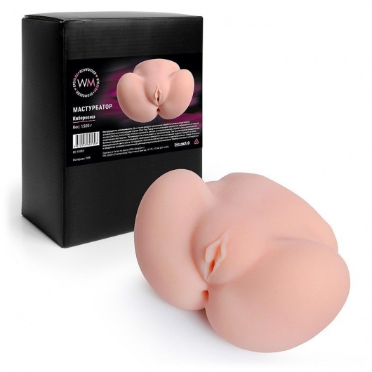 Реалистичный мастурбатор с двумя функциональными отверстиями - Erowoman-Eroman - в Абакане купить с доставкой
