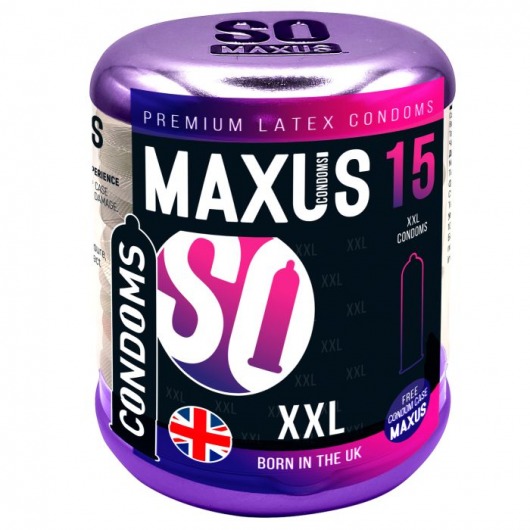 Презервативы Maxus XXL увеличенного размера - 15 шт. - Maxus - купить с доставкой в Абакане
