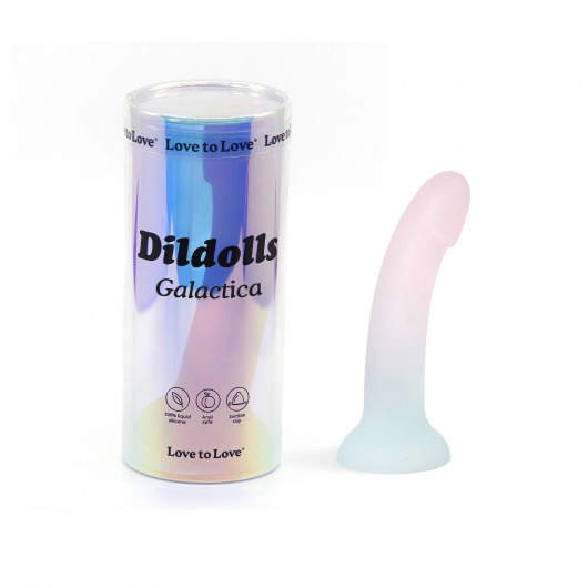 Фаллоимитатор из жидкого силикона Dildolls Galactica - 17,6 см. - Love to Love