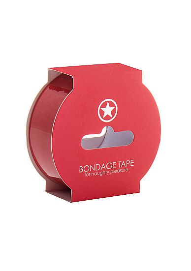 Красная лента Non Sticky Bondage Tape - 17,5 м. - Shots Media BV - купить с доставкой в Абакане