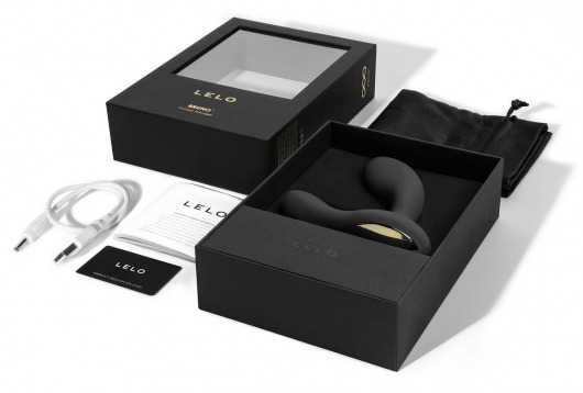 Чёрный перезаряжаемый стимулятор простаты Bruno Black - Lelo - в Абакане купить с доставкой
