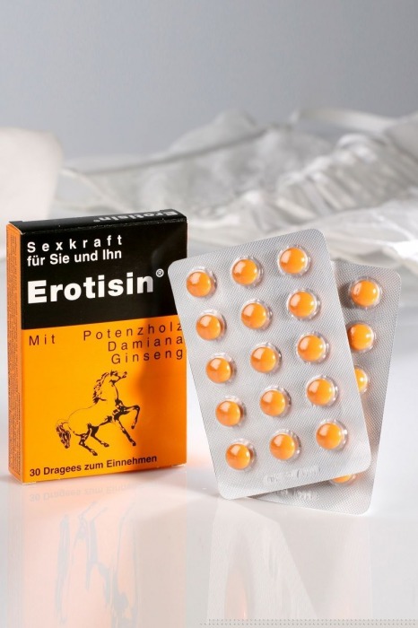 Средство для повышения сексуальной энергии Erotisin - 30 драже (430 мг.) - Milan Arzneimittel GmbH - купить с доставкой в Абакане