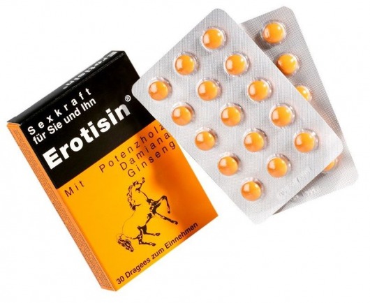 Средство для повышения сексуальной энергии Erotisin - 30 драже (430 мг.) - Milan Arzneimittel GmbH - купить с доставкой в Абакане