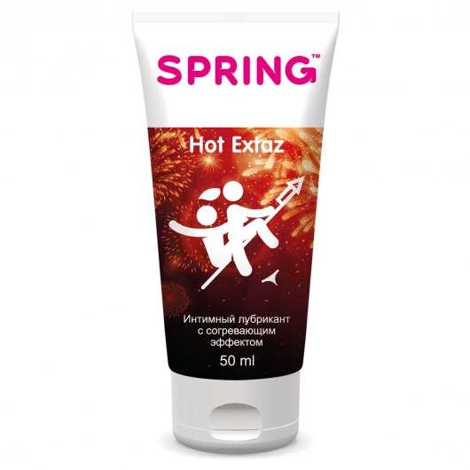 Согревающие интимный лубрикант Spring Hot Extaz - 50 мл. - SPRING - купить с доставкой в Абакане