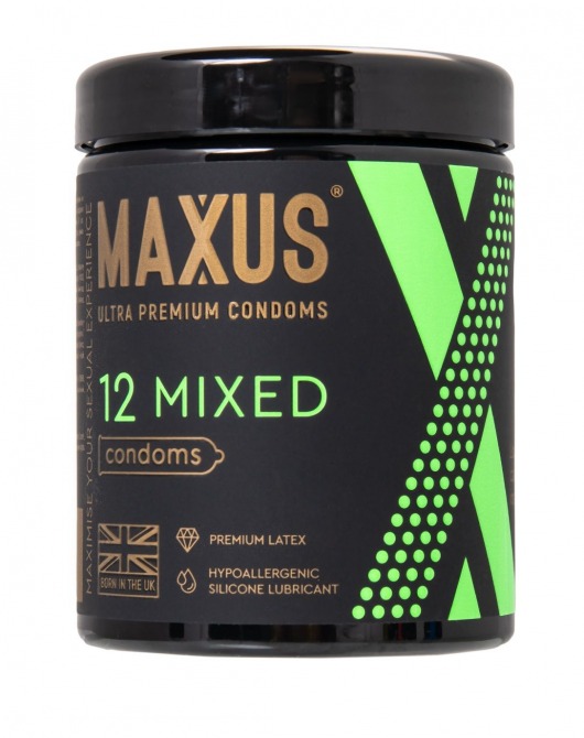 Презервативы MAXUS Mixed - 12 шт. - Maxus - купить с доставкой в Абакане