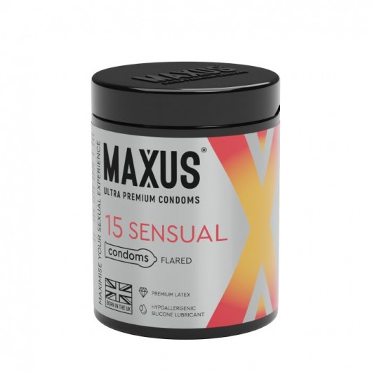 Анатомические презервативы MAXUS Sensual - 15 шт. - Maxus - купить с доставкой в Абакане