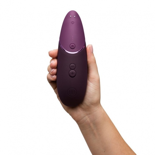 Фиолетовый бесконтактный клиторальный стимулятор Womanizer Next - Womanizer