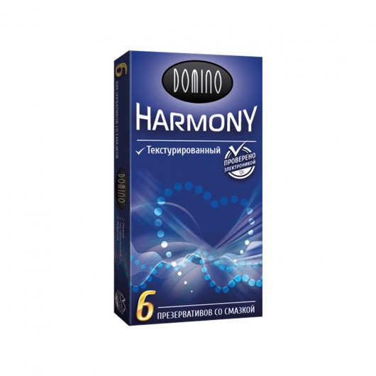 Текстурированные презервативы Domino Harmony - 6 шт. - Domino - купить с доставкой в Абакане