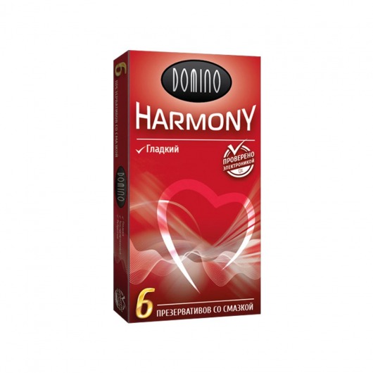 Гладкие презервативы Domino Harmony - 6 шт. - Domino - купить с доставкой в Абакане