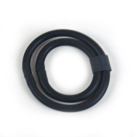 Черное двойное эрекционное кольцо - Baile - в Абакане купить с доставкой