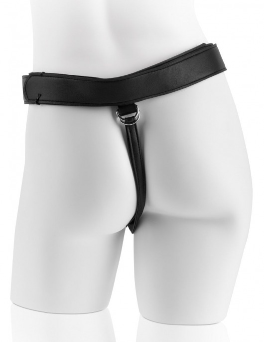 Страпон Harness со съемной чёрной насадкой King Cock 9 - 23 см. - Pipedream - купить с доставкой в Абакане