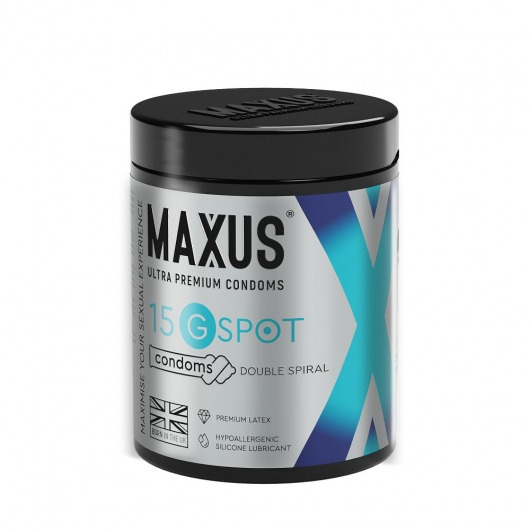 Гладкие презервативы Maxus G spot с двойной спиралью - 15 шт. - Maxus - купить с доставкой в Абакане