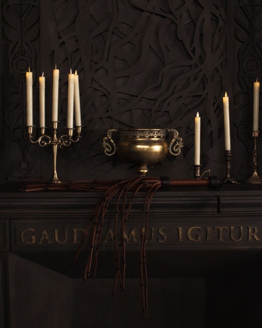 Коричневый флоггер Scandal из натуральной кожи - 78 см. - Scandal - купить с доставкой в Абакане