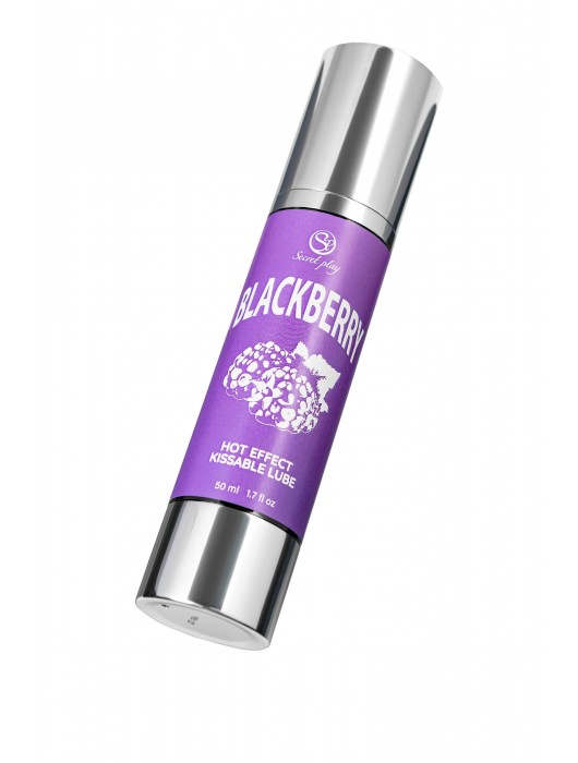 Массажное масло 2-в-1 Blackberry Hot Effect с разогревающим эффектом и вкусом ежевики - 50 мл. - Secret Play - купить с доставкой в Абакане