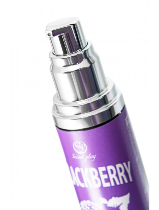 Массажное масло 2-в-1 Blackberry Hot Effect с разогревающим эффектом и вкусом ежевики - 50 мл. - Secret Play - купить с доставкой в Абакане