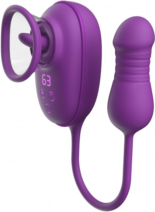 Фиолетовый женский стимулятор Nebula Orbit - Amovibe