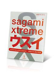 Ультратонкий презерватив Sagami Xtreme SUPERTHIN - 1 шт. - Sagami - купить с доставкой в Абакане