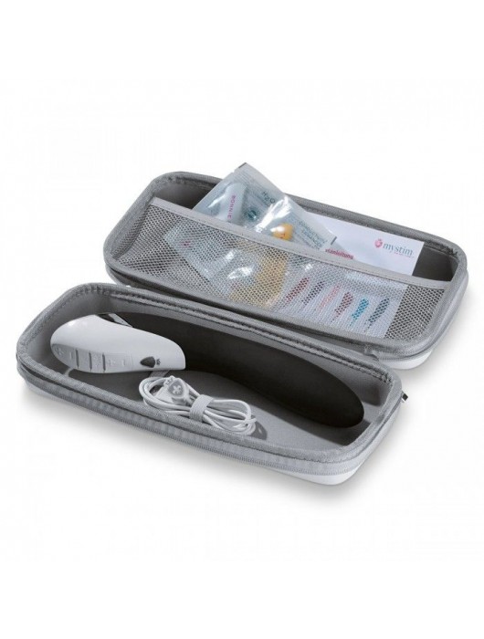 Вибратор с электростимуляцией Sizzling Simon Black Edition - 27 см. - MyStim - купить с доставкой в Абакане