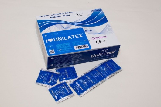 Классические презервативы Unilatex Natural Plain - 144 шт. - Unilatex - купить с доставкой в Абакане