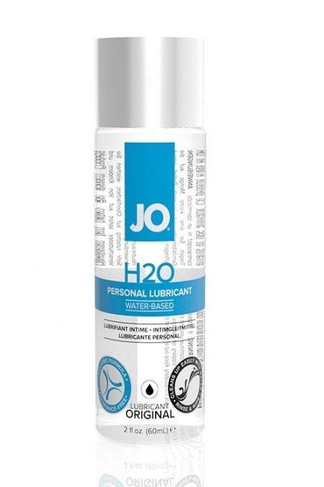 Нейтральный лубрикант на водной основе JO Personal Lubricant H2O - 60 мл. - System JO - купить с доставкой в Абакане