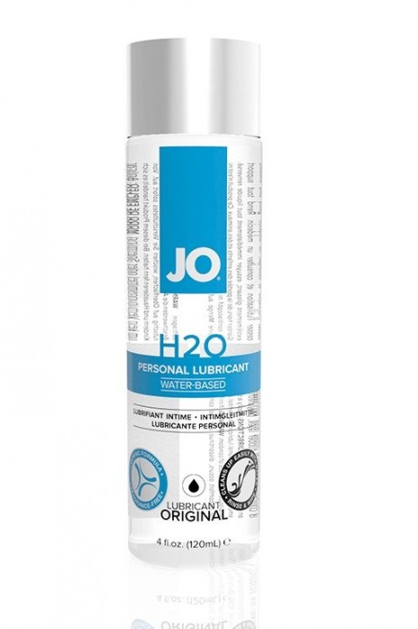 Нейтральный лубрикант на водной основе JO Personal Lubricant H2O - 120 мл. - System JO - купить с доставкой в Абакане