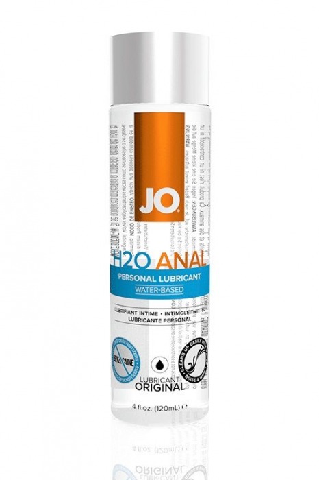 Анальный лубрикант на водной основе JO Anal H2O - 120 мл. - System JO - купить с доставкой в Абакане