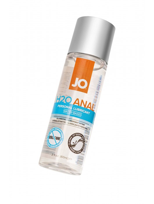 Анальный лубрикант на водной основе JO Anal H2O - 60 мл. - System JO - купить с доставкой в Абакане