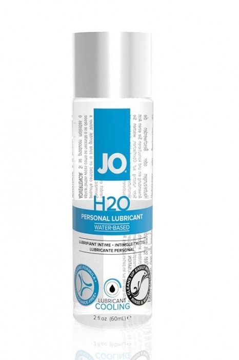 Охлаждающий лубрикант на водной основе JO Personal Lubricant H2O COOLING - 60 мл. - System JO - купить с доставкой в Абакане