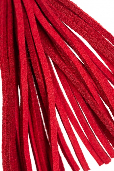 Зажимы на соски «Вилки» с красными кисточками из замши - Pecado - купить с доставкой в Абакане