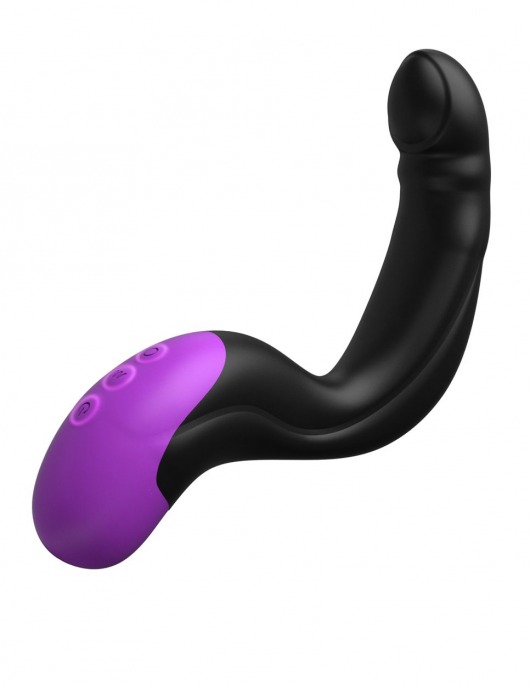 Черно-фиолетовый вибромассажёр простаты Hyper-Pulse P-Spot Massager - Pipedream - в Абакане купить с доставкой