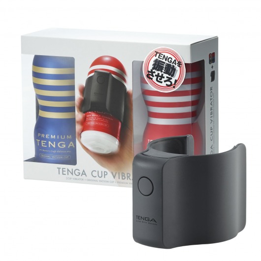 Набор Tenga Cup Vibrator 1st Set: вибратор Cup Vibrator, мастурбатор Original Vacuum Cup, мастурбатор Premium Original Vacuum Cup - Tenga - в Абакане купить с доставкой