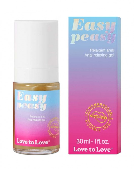 Анальный расслабляющий гель Easy Peasy - 30 мл. - Love to Love - купить с доставкой в Абакане