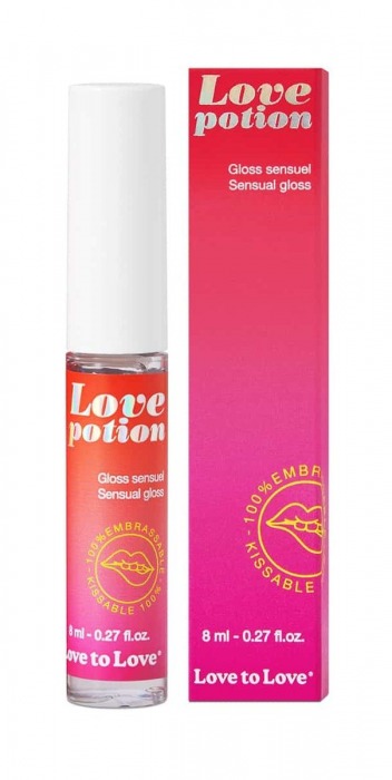 Возбуждающий блеск для губ Love Potion - 8 мл. - Love to Love - купить с доставкой в Абакане