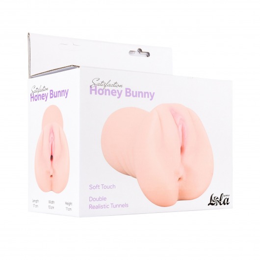 Мастурбатор Honey Bunny - вагина и анус - Lola Games - в Абакане купить с доставкой