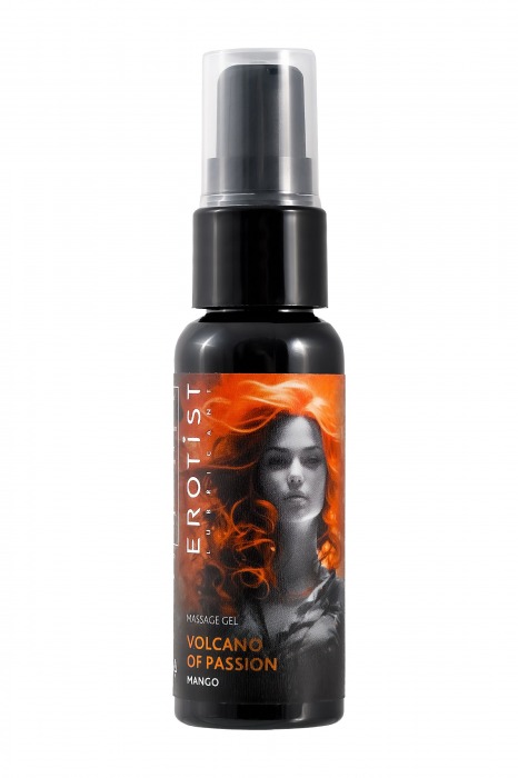 Гель с эффектом вибрации Volcano Of Passion со вкусом манго - 25 мл. - Erotist Lubricants - купить с доставкой в Абакане